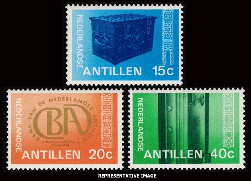 Netherlands Antilles Scott 407-409 Mint never hinged.