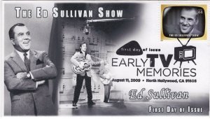 AO-4414j-2, 2007, Early TV Memories, FDC, Add-on Cachet, Pictorial Postmark, The