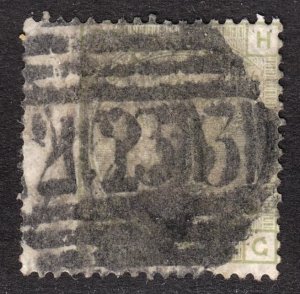 Great Britain Scott 70 plate 16  F to VF used wing margin. FREE...