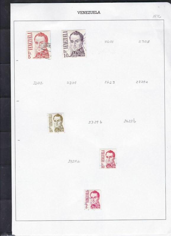 venezuela stamps page ref 18004