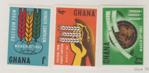 Ghana Scott #132-133-134 Stamp - Mint NH Set