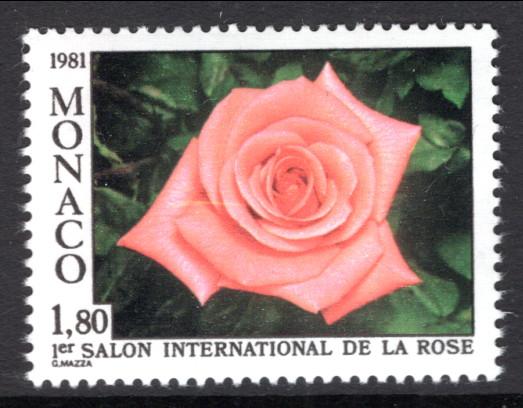 Monaco 1311 Flower Rose MNH VF