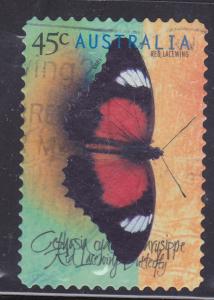 Australia #1690-1998 Butterflies Red Lacewing -used 45c