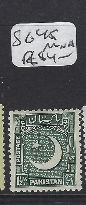 PAKISTAN (PP3007B)   1 1/2A  SG 45   MNH