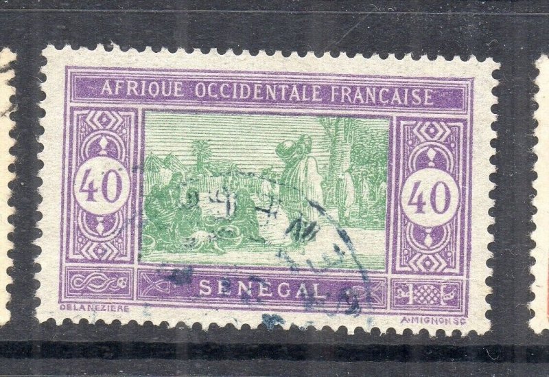 French Senegal 1914 Early Issue Fine Used 40c. NW-231067