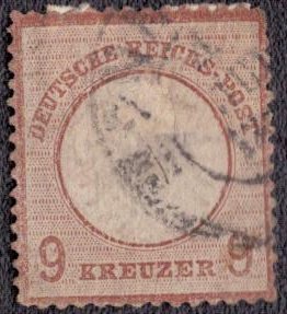 Germany 25 1872 Used thin/back damage