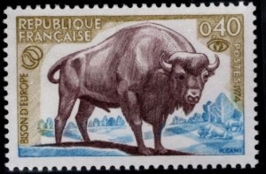 FRANCE Scott 1407 MNH** Bison stamp 1975