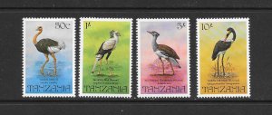 BIRDS - TANZANIA #193-6   MNH