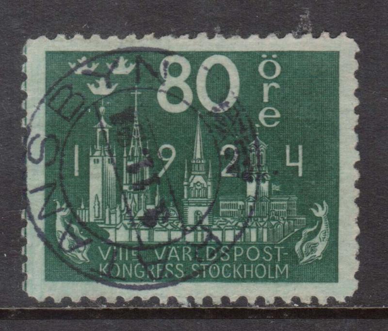 Sweden #208 VF Used CDS Cancel