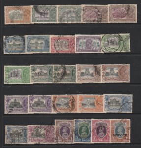 India a used lot of KGV & KGVI