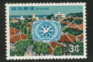 RYUKYU (Okinawa) Scott 162 MNH** 1967 ITY stamp