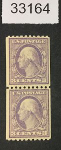 US STAMPS  #489 MINT OG NH PAIR  LOT #33164