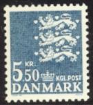 Denmark Sc# 717 MNH Coat of Arms Definitive