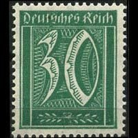 GERMANY 1921 - Scott# 141 Numeral 30p LH