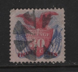 121 VF-XF w/PFC  used neat cancel with nice color ! see pic !