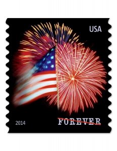 2014 49c Star-Spangled Banner, Fireworks, Coil Scott 4854 Mint F/VF NH