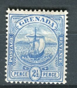 GRENADA; 1920s early GV issue fine Mint hinged 2.5d. value