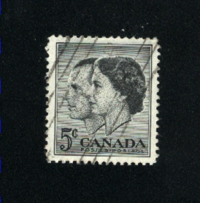 Canada  374  -1   used VF PD 1957