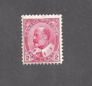 Canada #90i MINT NH 2c ROSE-CARMINE KEVII DIE II BS27211