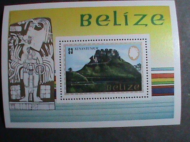 ​BELIZE STAMP-1983 SC#684  XUNSNTUNICH  MONUMENTS MNH S/S-VF BEST QUALITY,