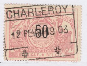 Belgium Parcel Post Railway 1895-97 50c Used Stamp A25P57F20788-