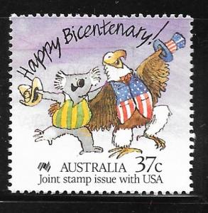 Australia 1052: 37c Joint Stamp With USA, used, VF