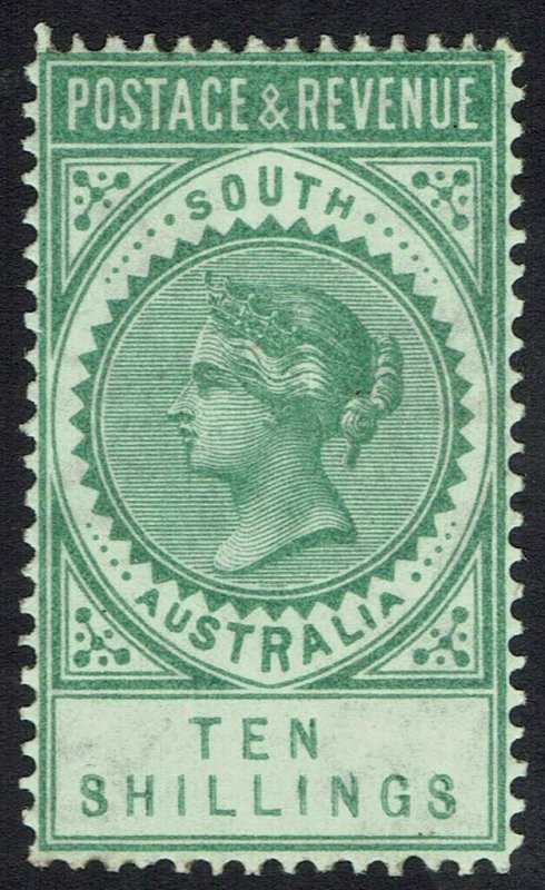 SOUTH AUSTRALIA 1886 QV POSTAGE & REVENUE 10/- PERF 11.5 - 12.5 