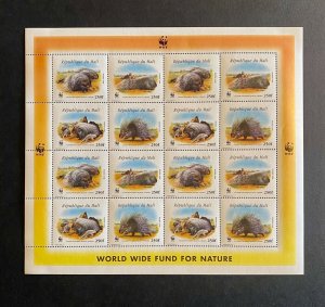 Stamps full Sheet WWF Porcupine Mali 1998 Perf.