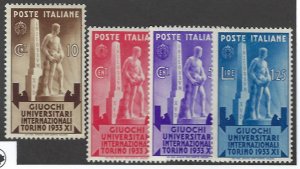 Italy SC#306-309 MNH F-VF SCV$16.50...Nice Value!