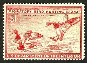 U.S. #RW13 MINT OG NH