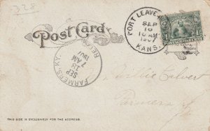 U.S. Scott 328 on post card