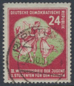 German Democratic Republic  SC# 86  Youth Festival   Used    see details & scans