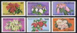 Philippines 1979 Cultivated Mussaendas set of 6 unmounted...