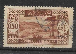 LEBANON - FRENCH COLONIAL - 1930 - BICKFAYA - Used - 0p50