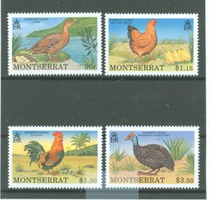 Montserrat #763-766  Single (Complete Set)