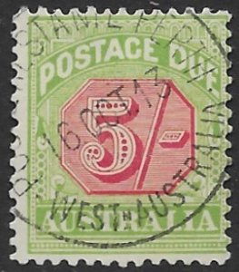 Australia J-47      1909   5  sh.   fine used