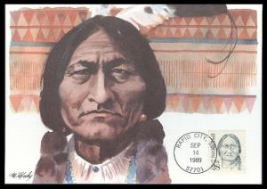 #2183 Sitting Bull Maxi FDC