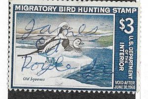 US #RW34  1967  $3 Federal Duck Stamp  (U) multicolored  CV$12.00