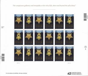 United States, 4822-23 (4823a), Medals of Honor Pane of 20, MNH