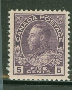 Canada #112 Unused Single