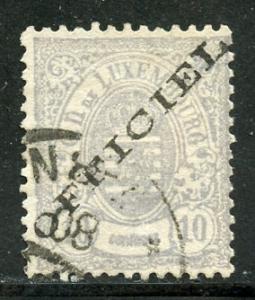 Luxembourg #O15, Used. CV $ 120.00