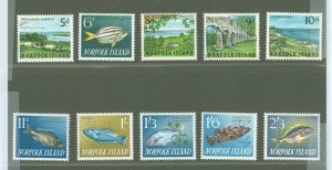 Norfolk Island #49-60  Single (Complete Set) (Landscapes)