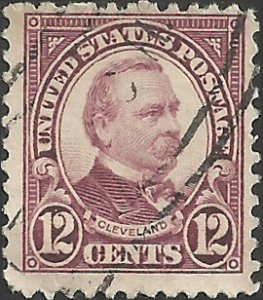 # 693 Used Brown Violet Grover Cleveland