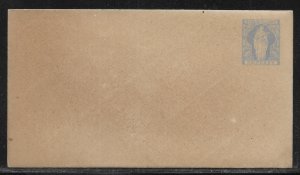 British Virgin Islands Postal Stationery Envelope H&G 2 Unused