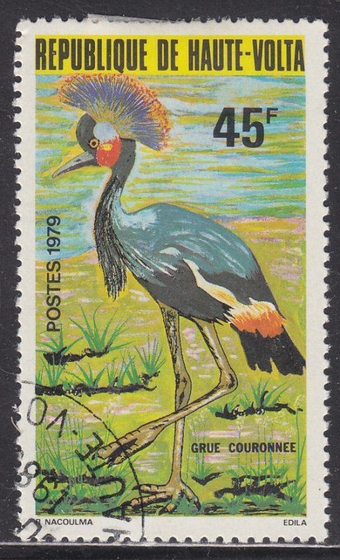 Burkina Faso 520 Crowned Crane 1979