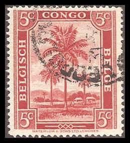 Belgian Congo 187 Used VF