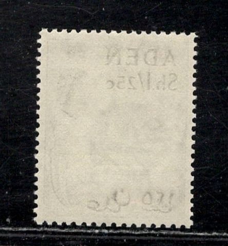 ADEN SC# 74 FVF/MNH
