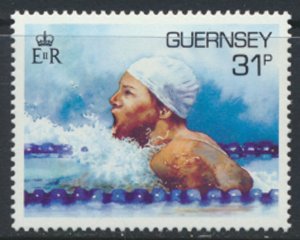 Guernsey  SG 375  SC# 340 Sport Swimming MNH see scan 