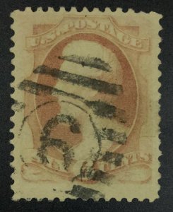 MOMEN: US STAMPS #186 USED LOT #51741