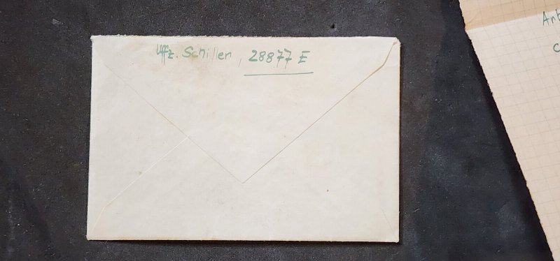 RARE WWII German Feldpost Letter KC Holder Luftwaffe war hero HORST SCHILLER KIA